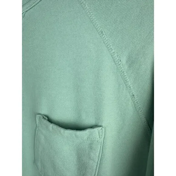 *Flaw Todd Snyder x Champion Midweight Pocket Sweatshirt Mint Green Crewneck 2XL - Picture 7 of 16